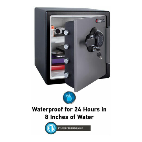 Fireproof Waterproof Safe Electric Lock Digital Keypad Steel Material 1.23 cu ft image {3}