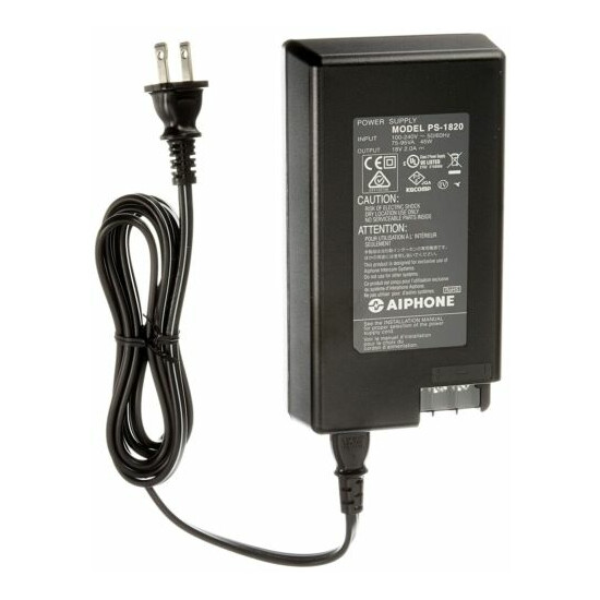 Aiphone PS-1820 UL 18V DC Intercom Power Supply & Mounting Bracket image {1}