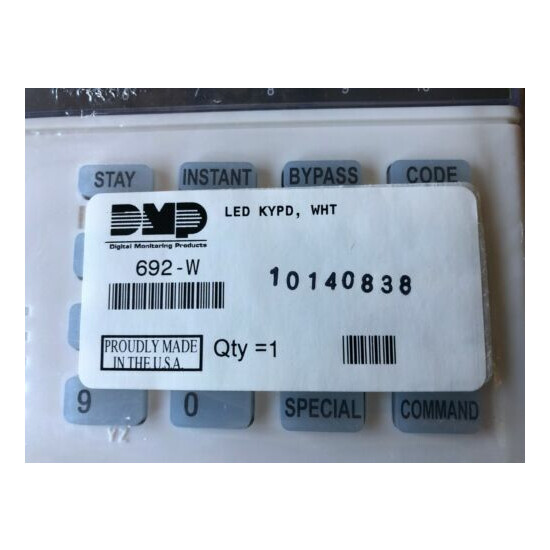 New DMP 692-W LED Keypad White image {3}