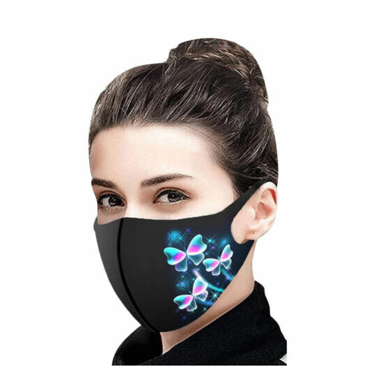 Adult Woman Washable Reusable Facemask cover protector breathable fashion 1 pcs image {4}