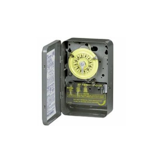 NEW INTERMATIC T104 40A-277V MECHANICAL INDOOR TIME TIMER SWITCH USA 6371595 image {1}