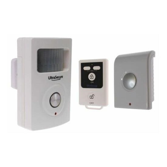 Wireless Shed & Garage Alarm (with Battery powered PIR & Wireless Siren) image {1}