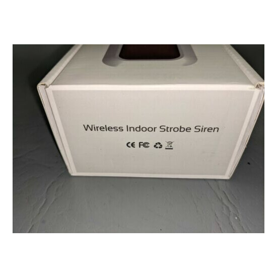 Brand New Unbranded Wireless Indoor Strobe Siren DJD03A NIB (P8) image {3}