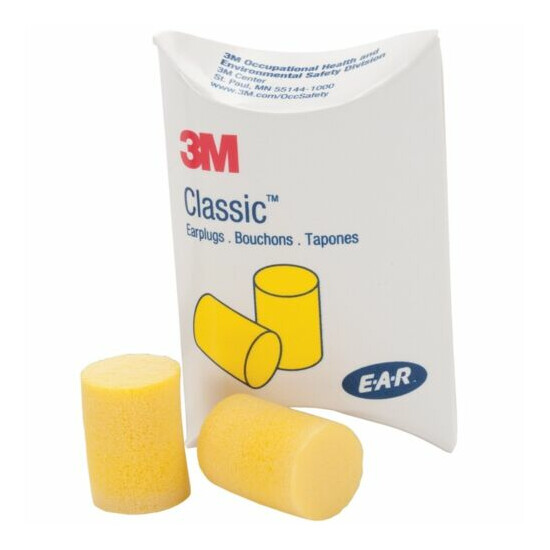 3M 310-1001 EAR Classic Uncorded Earplugs Individually Boxed Various Quantities image {1}