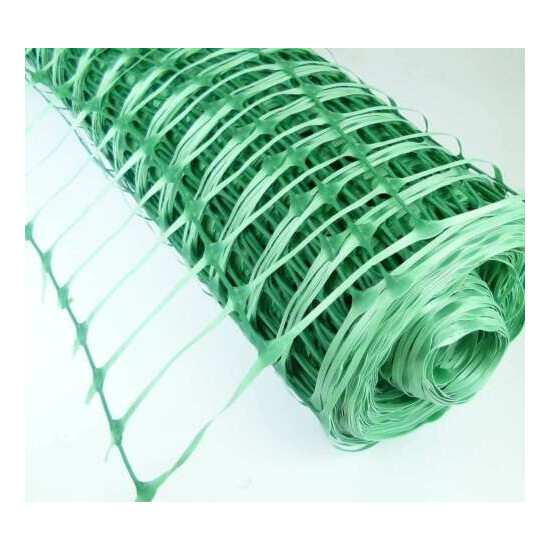 50 x 1m Green Privacy Protection Fence Warning Fence Building Fence Barrier Fence Mesh Grille image {2}
