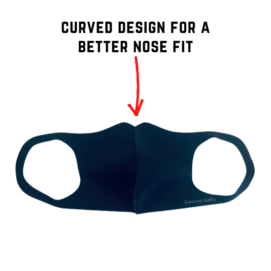 Premium Fabric Face Masks, Polygiene, Lightweight, Reusable, Comfortable X-LARGE Thumb {5}