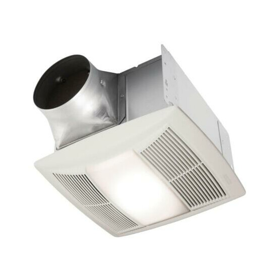 NuTone Bathroom Exhaust Fan Light Energy Star QT Series Quiet 130 CFM Ceiling image {1}