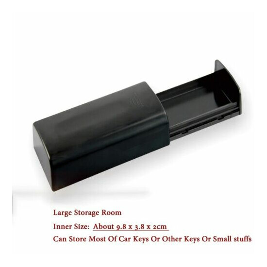 Key Safe Box Magnetic Stash Car Keys Holder Secret Home Office Storage Hideaways image {2}