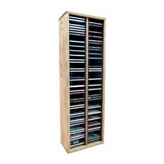 The Wood Shed 209-3 CD Storage Cabinet - Dark image {1}