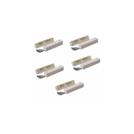 Pack of 5 Surface Door Window Contact for Wired Burglar Alarm Used by the Pro's image {1}