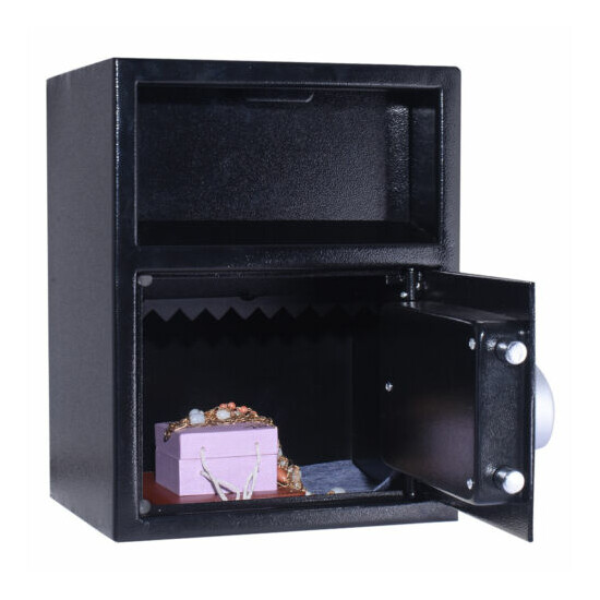 Topbuy Topnuy Digital Safe Box Lockable Case for Deposit Cash Vault Jewelry image {3}