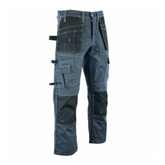 WrightFits Mens Cargo Work Trousers Combat Heavy Duty Knee Pads Pockets - WWDT image {17}
