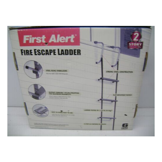 NEW FIRST ALERT 2 STORY 14' EMERGENCY FIRE ESCAPE LADDER image {2}