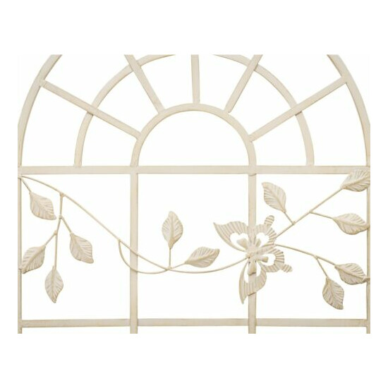 Nostalgia Stable Window Window Metal Frame Butterfly Antique Style Cream 97 cm image {3}