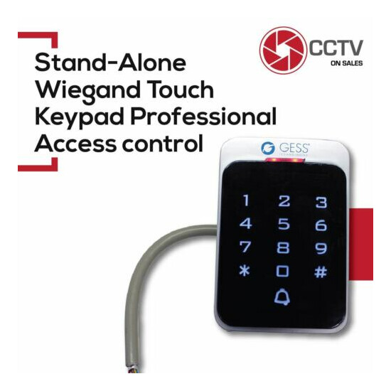Standalone Access Control Professional Keypad+RFID Reader IP68 Indoor/Outdoor image {3}