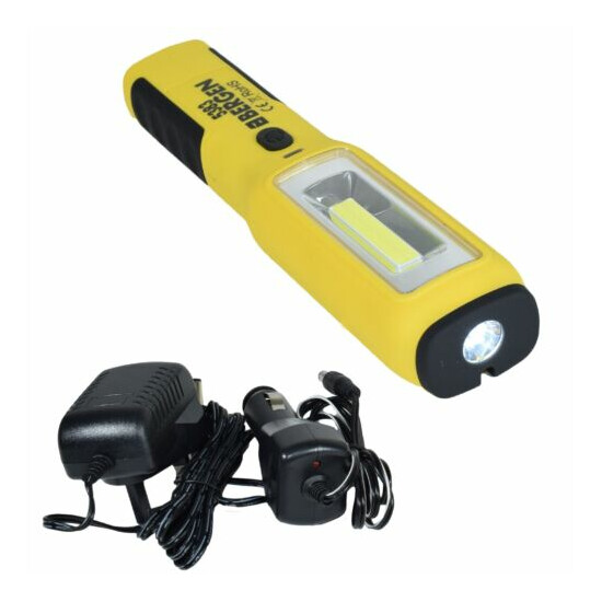 Super Bright Rechargeable Magbender Inspection Light Torch Lamp 3w COB LED Thumb {1}