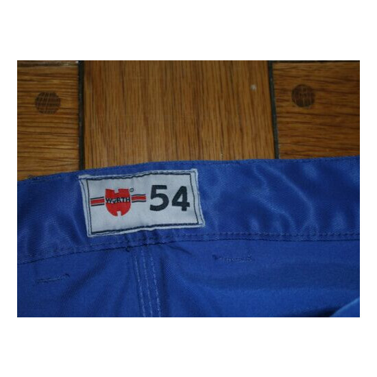 Wurth Mens Safety Straight Workwear Construction Trouser Blue Pants Size 54 image {8}