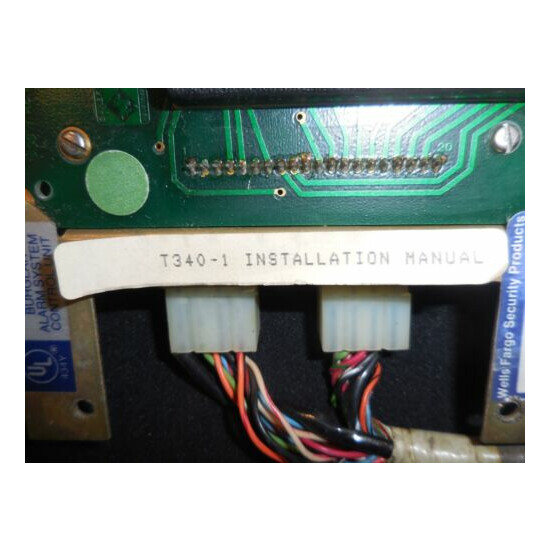 Burgular Alarm Control Unit Security Keypad W Metal Frame Wells Fargo Security image {4}