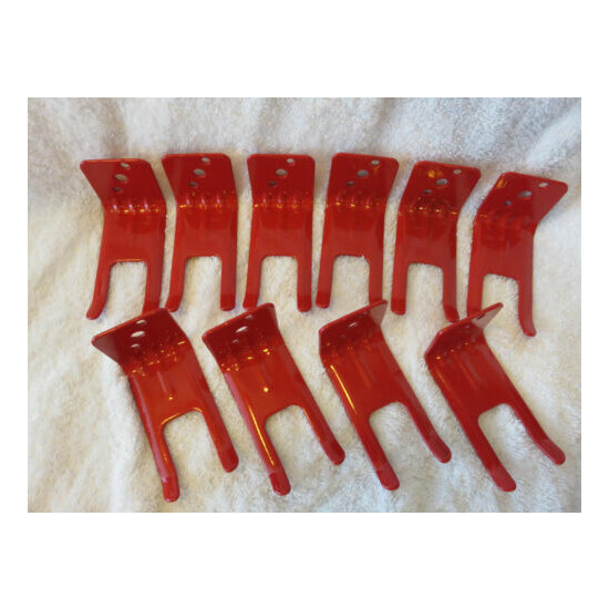 NEW 10 LOT FORK STYLE WALL MOUNT 10# SIZE FIRE EXTINGUISHER (AMEREX) BRACKET Thumb {1}