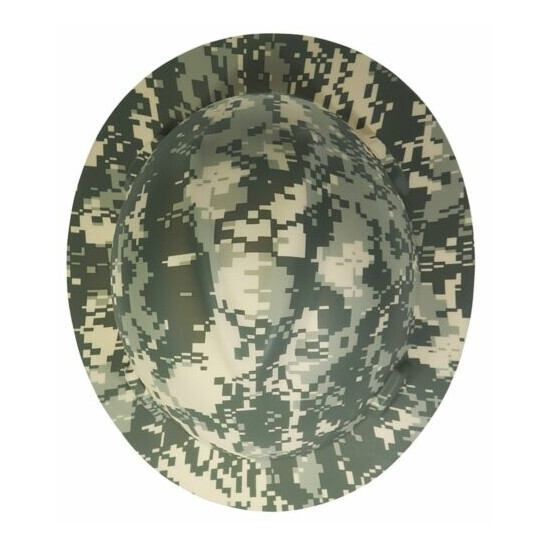 MSA 10104254 V-Gard Camouflage Full Brim Hard Hat w FasTrac Ratchet Suspension image {3}