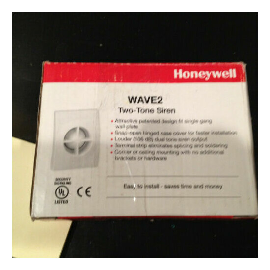Honeywell Wave2 Two Tone Siren 15 watt surface mount image {1}