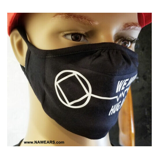 Narcotics Anonymous NA CLEAN AF - Black Face Mask - NEW Options image {14}