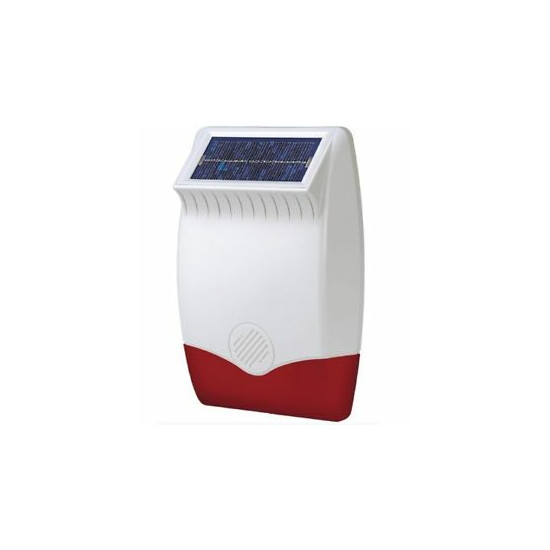LuxHome Alarm Wirefree Solar Siren 433MHz BRAND NEW Latest MODEL  image {1}