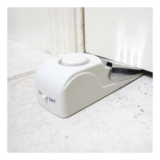 Cutting Edge DOOR STOP ALARM 120 dB Extremely Loud Home Travel Security Portable image {3}