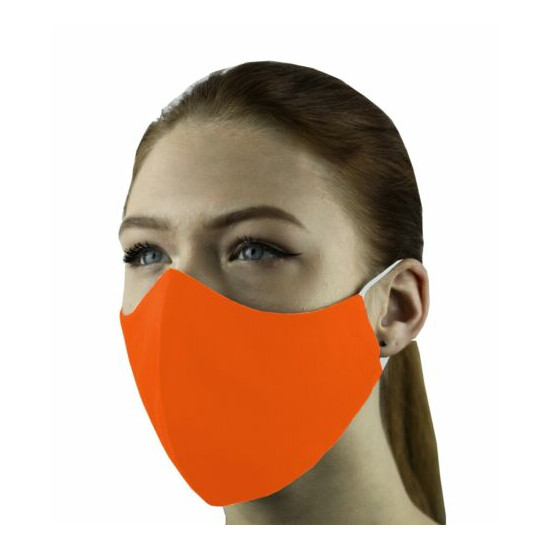 3 Face Masks Set In 3 sizes Triple Layers 100% Cotton Washable Reusable W/Pocket image {85}