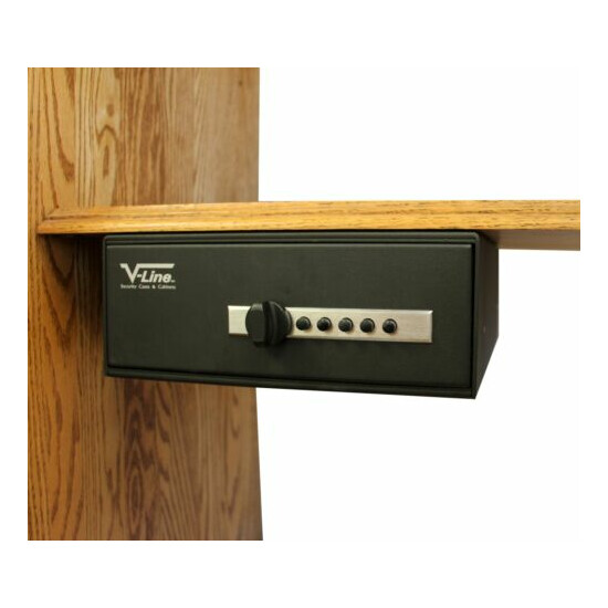 V-Line Slide Away personal home security safe. Protect valuables, jewelry, guns image {1}