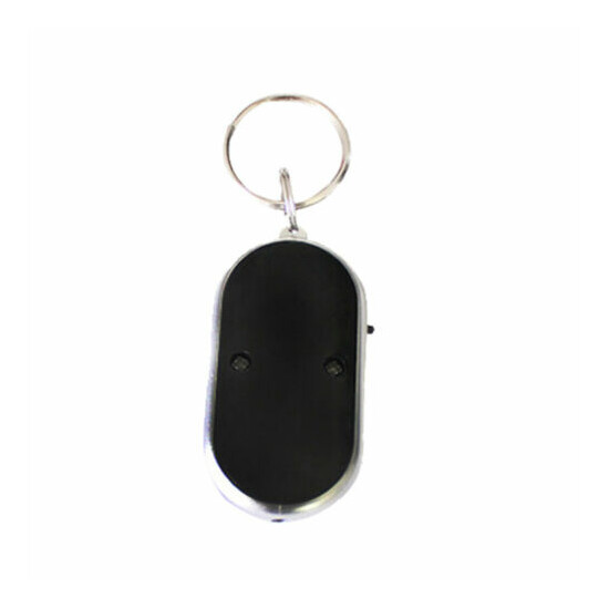 Whistle Lost Key Locator Keys Finder Ring LED Light Remote Control Sonic Torch * image {4}