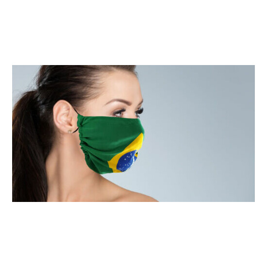 Country Flag Face Mask - Brazil image {2}
