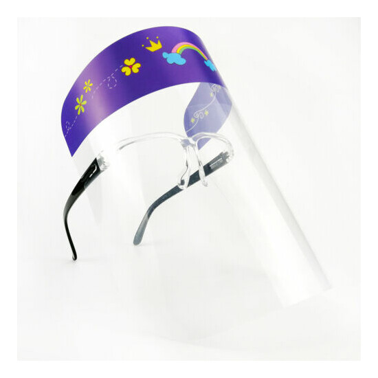 [2-4-8 PACK] Kids Children Anti-Fog Anti-Splash Safety Glasses Face Mask Shield image {8}
