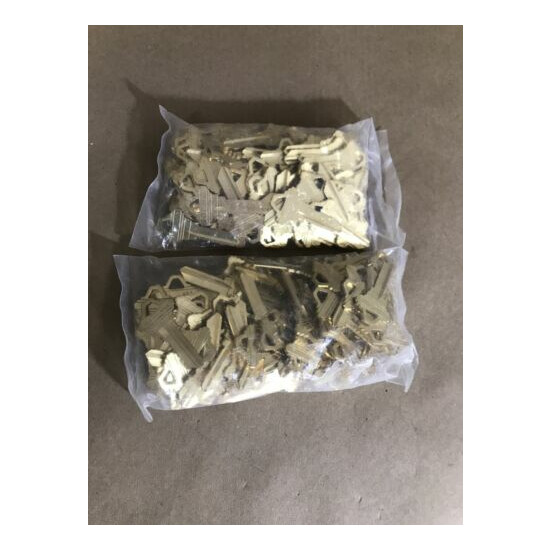 200 PCS ilco Key Blank SC1 , Commercial Residential, Solid Brass, 1145, image {1}