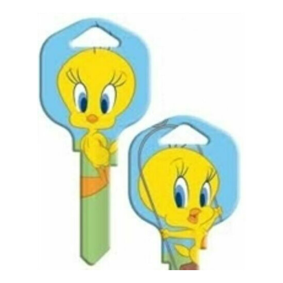 Tweety Bird Swing - Warner Bros Looney Tunes House Key Blank - Collectable Key image {1}