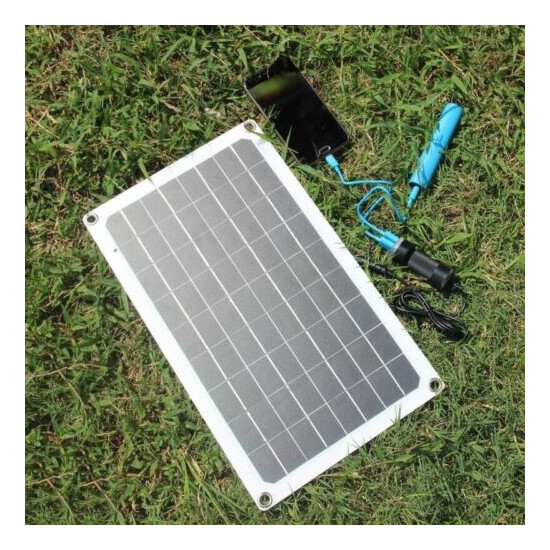 Solar Panel 12V Battery Charger System Maintainer Marine Boat RV Car Charger image {6}