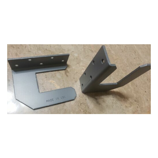 Security Brackets for front or back door Fits (2x3) or 2x4 Board  image {1}