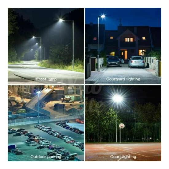 LED Shoebox Area Light 150Watt Outdoor Parking Lot Light Dusk to Dawn Commercial Thumb {9}