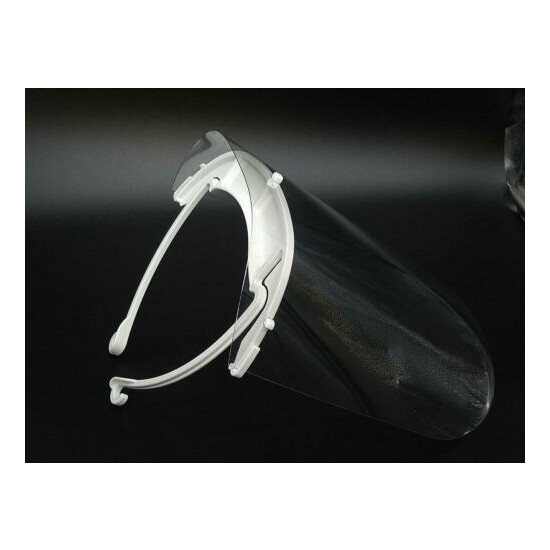 Wrap Around Face Shield for Full Protection with Protective Safety Visor image {1}