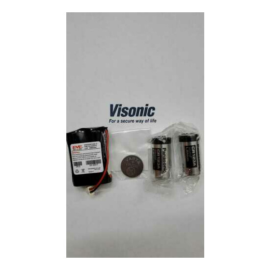 Visonic kit 6V Battery Next CAM K9 PG2 103-302915 image {1}