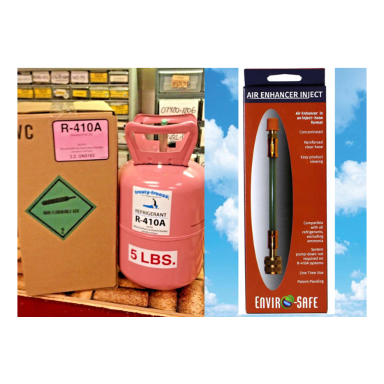 R410a, Refrigerant, 5 lb Can, Best Value On eBay, FREE SHIP, Air Enhancer Inject image {1}