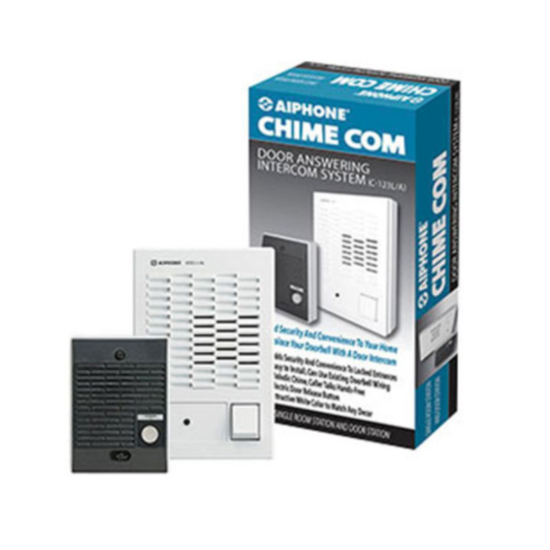 Aiphone C-123L C-123L/A Chimecom Set, 1 Door ,1 Master C-ML/A Intercom System image {1}