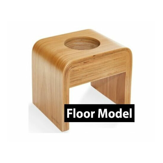Floor Model Hickory Sectional Drink Holder image {1}