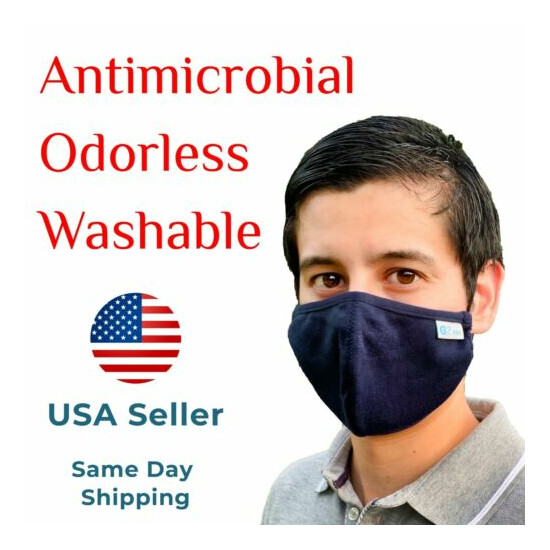 G2 Cotton Face Mask Odorless Washable Cotton Mouth Cover Reusable image {1}