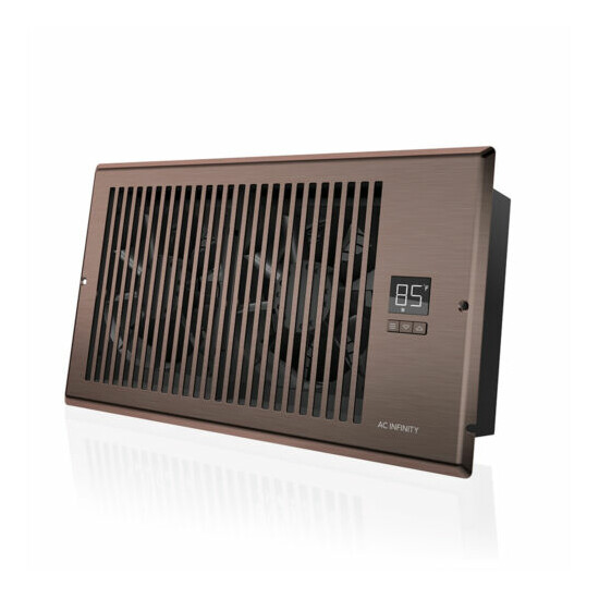 AIRTAP T6, Quiet Register Booster Fan, Heating / Cooling 6 x 12” Registers Brown image {1}
