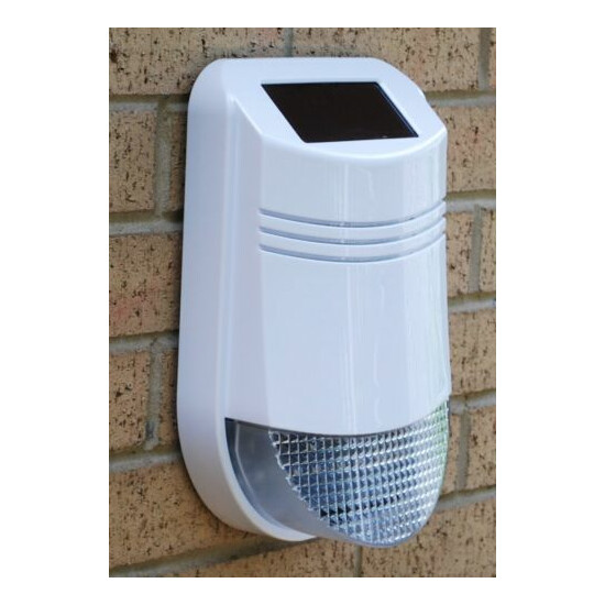 Wireless Solar Siren with Universal Transmitter (connect to existing alarms) image {3}