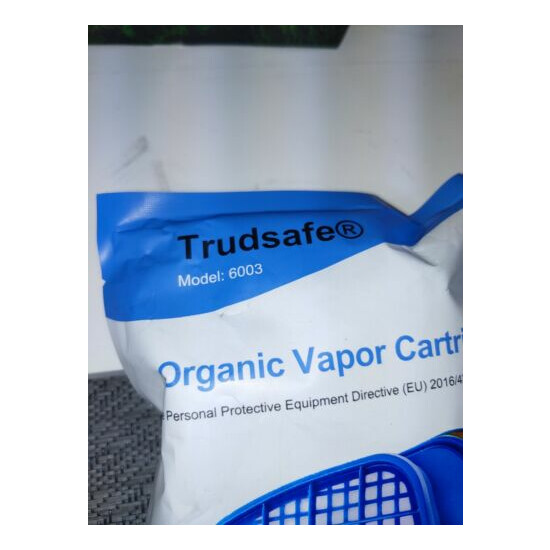 Trudsafe. 2 pack of 6003 Organic Vapor Cartridges. Use by 8/2022 Free Shipping image {4}