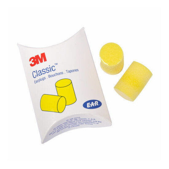 3M 310-1001 EAR Classic Uncorded Earplugs Individually Boxed Various Quantities image {2}