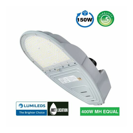 1000LED LED Street Light 100W 150W Waterproof Parking Lot Light 5 year warranty Thumb {13}