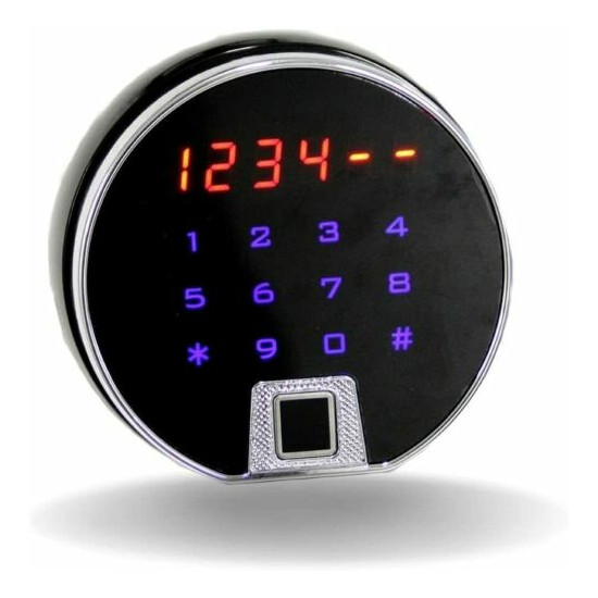 Fingerprint Safe Electronic Lock Biometric LED Touch Display Function Lock NEW image {2}